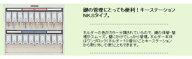 ナカバヤシ キーステーションNKSタイプ 20個吊型 NKS-20